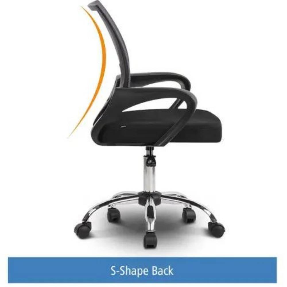Office Swivel Chair - Black/Grey: image 5