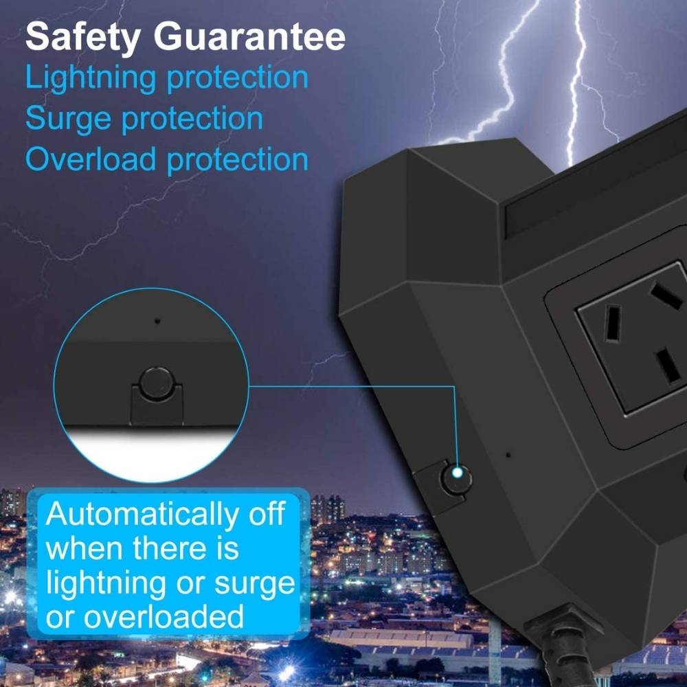 Desk Power Strip - Black: image 4