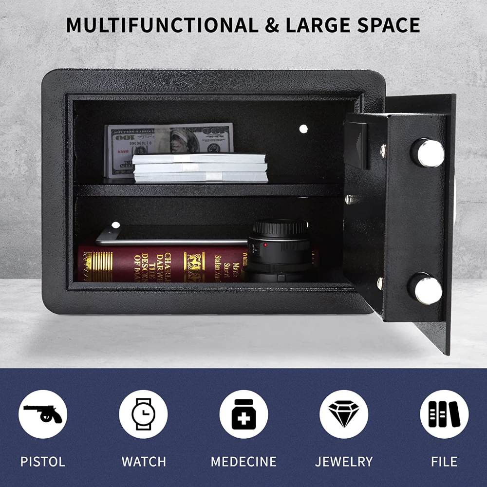 Home Safe Box - 1-Cubit Black: image 7