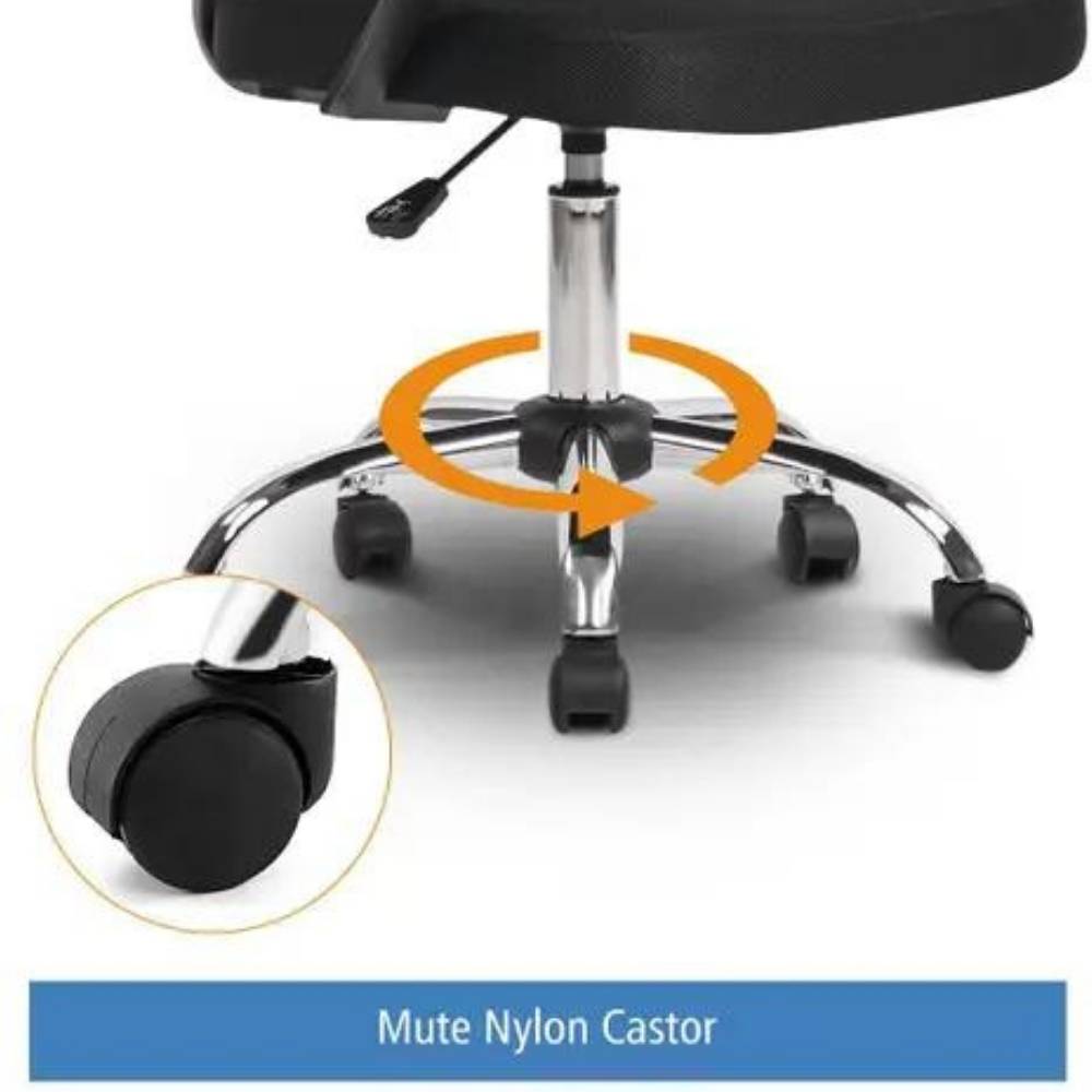 Office Swivel Chair - Black/Grey: image 6