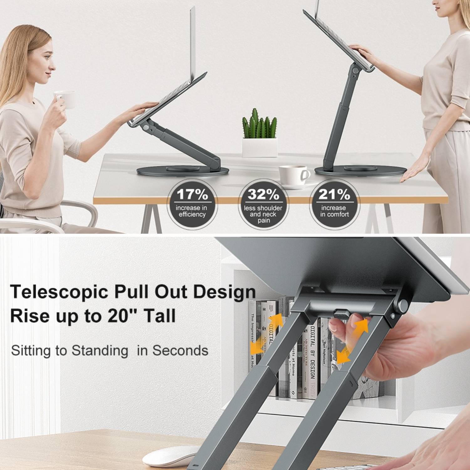 Adjustable Laptop Stand: image 4