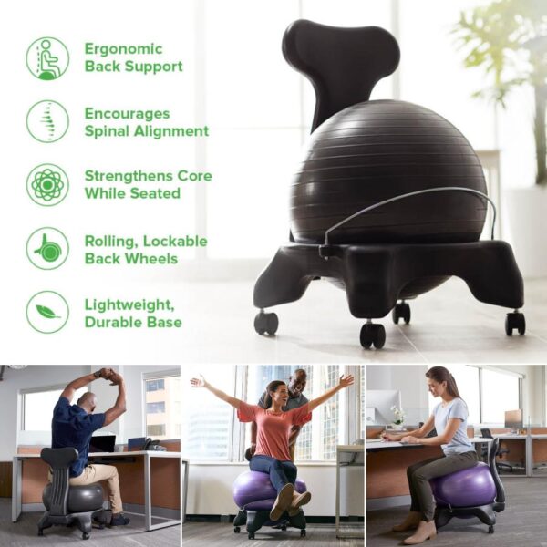 yoga ball ergonomic chair